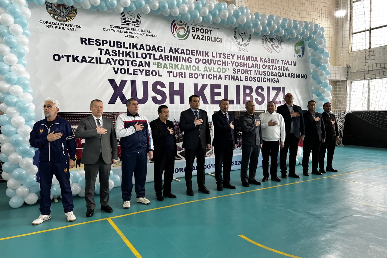  Voleybol sport turi bo‘yicha Respublika final bosqichi boshlandi